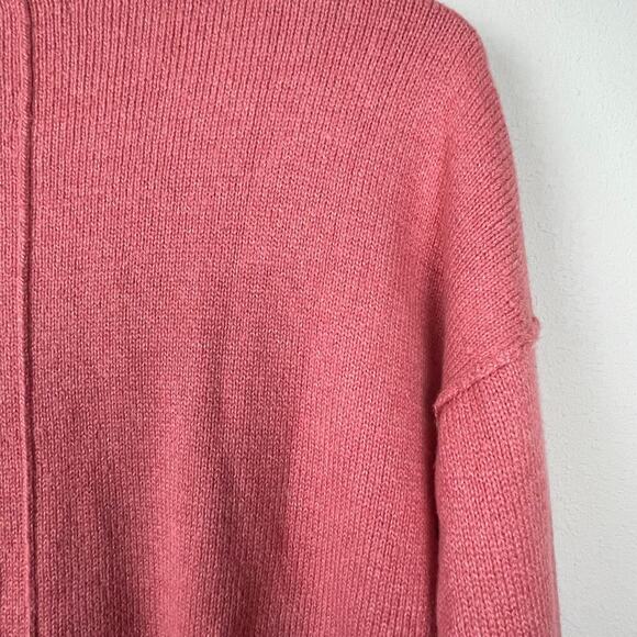 J. Jill Mockneck  Pullover Women's Sweater Size S Long‎ Sleeves Exposed Seams - Picture 4 of 8